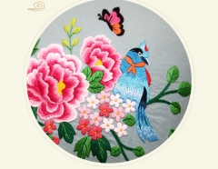 Cross-Stitch Pillow and Car Cushion with Canvas Cotton Linen Fabric and DIY Hand Embroidery Material Kit